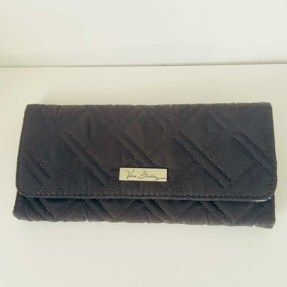 Vera Bradley‎ Black Quilted Wallet